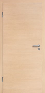 Wohnungseingangstür CPL gebürstet Eiche Sand quer