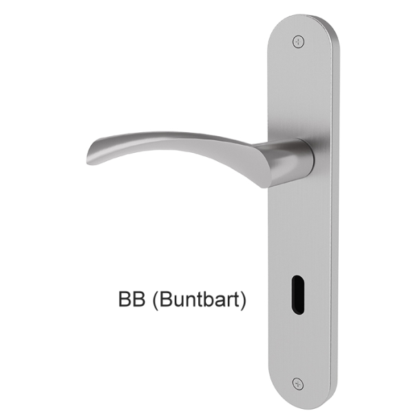 Türgriff GAVI mit gerundetem Langschild