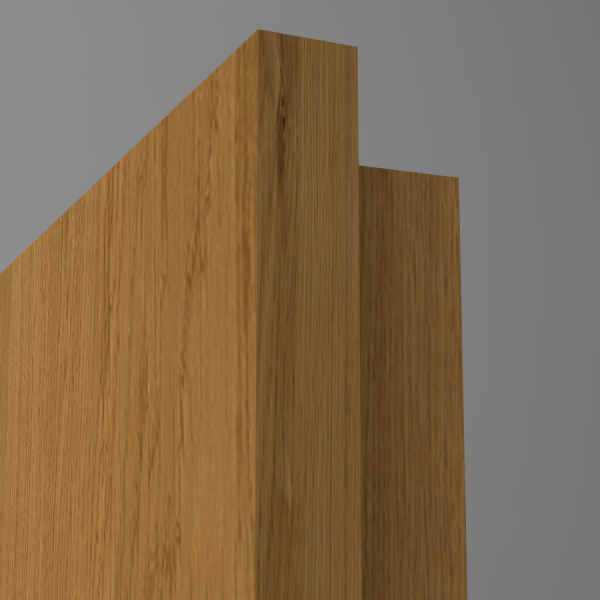 Tür Furnier Asteiche Natur geölt **längs**