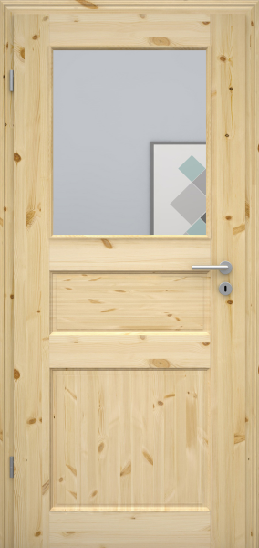 Massivholztür NATURA Fichte 3G LA