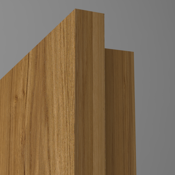 Tür Furnier ANTIK Eiche Natur matt-lackiert **längs**