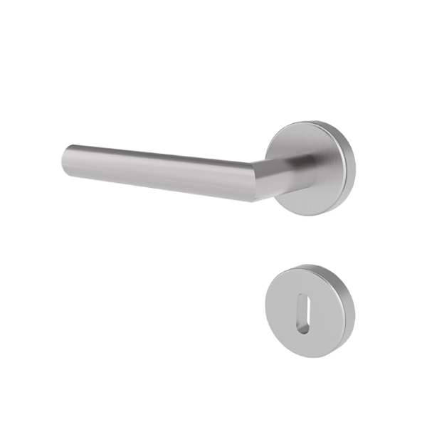 Türgriff JANA Edelstahl mit runden Rosetten