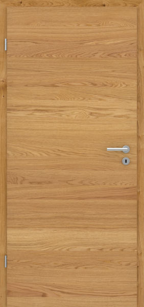 Tür Furnier PLANKENEICHE Natur geölt **quer**