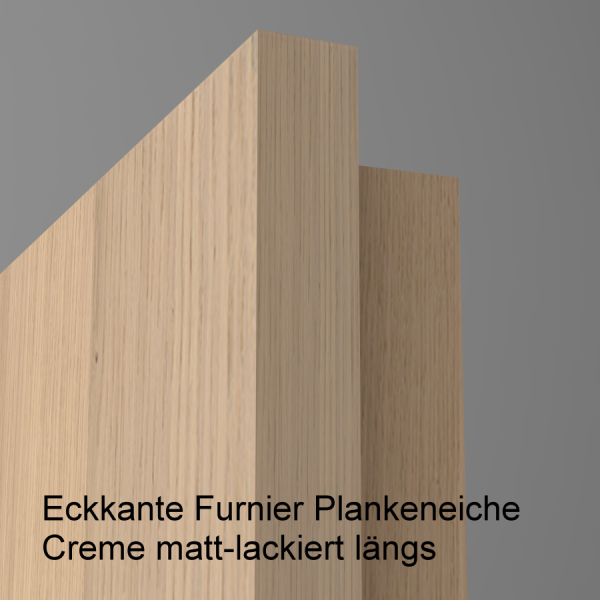 Tür Furnier PLANKENEICHE mit Glasmotiv Sand 82 auf grauem Glas