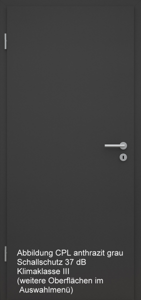 Wohnungseingangstür S37 Klimaklasse III mit Designkante