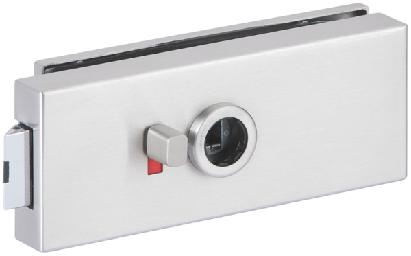 Glastürschloss + Band-Set SMART Edelstahl