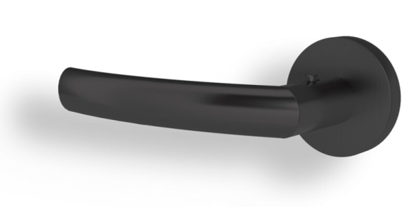 Smart2Lock Türgriff LARA mattschwarz DIN R