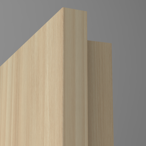 Tür CPL Akazie längs mit Designkante