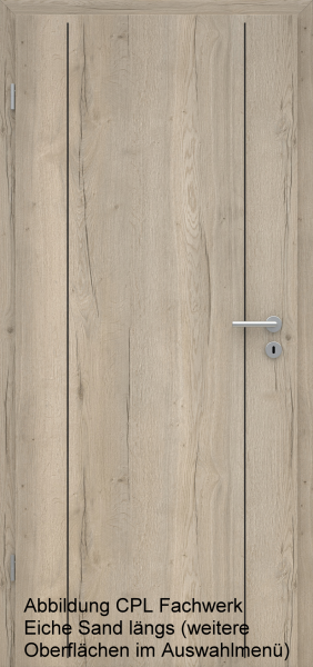 Lisenentür LISO L6 mit Designkante