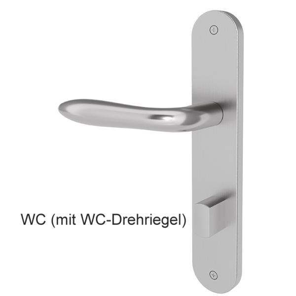 Türgriff NORDERNEY mit gerundetem Langschild