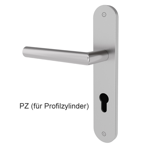 Türgriff BALTRUM mit gerundetem Langschild