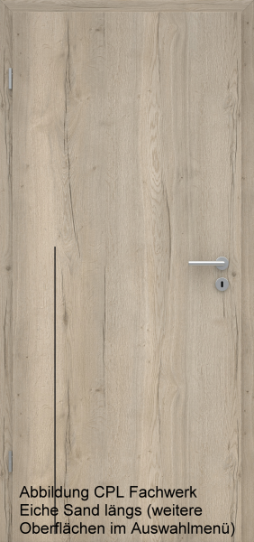 Lisenentür LISO L8 mit Designkante