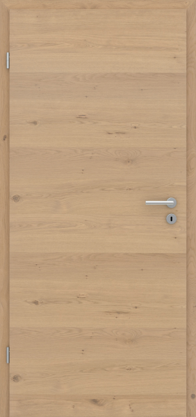 Tür Furnier Asteiche Creme matt-lackiert **quer**