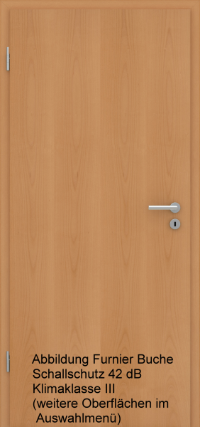 Wohnungseingangstür S42 Klimaklasse III mit Eckkante