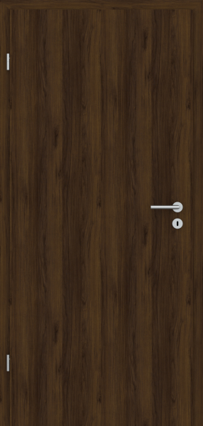 Tür CPL Mattline Nussbraun längs