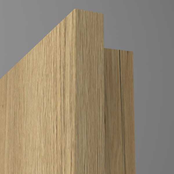 Tür CPL Natural Touch Fachwerk Eiche Natur längs