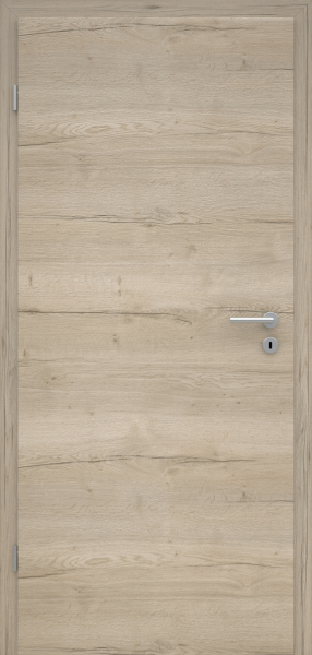 Tür CPL Natural Touch Fachwerk Eiche Sand quer