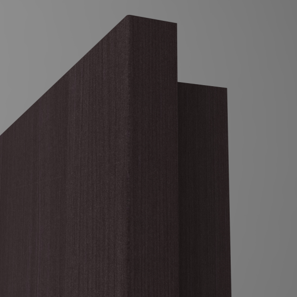 Tür CPL Mattline Eiche Graphitgrau längs