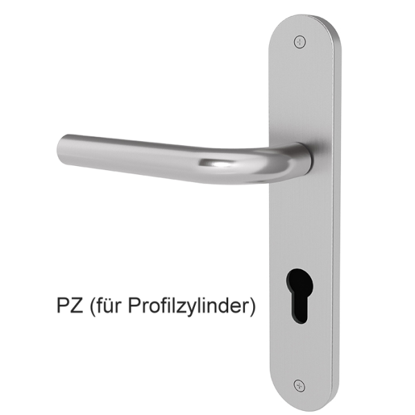 Türgriff JUIST mit gerundetem Langschild