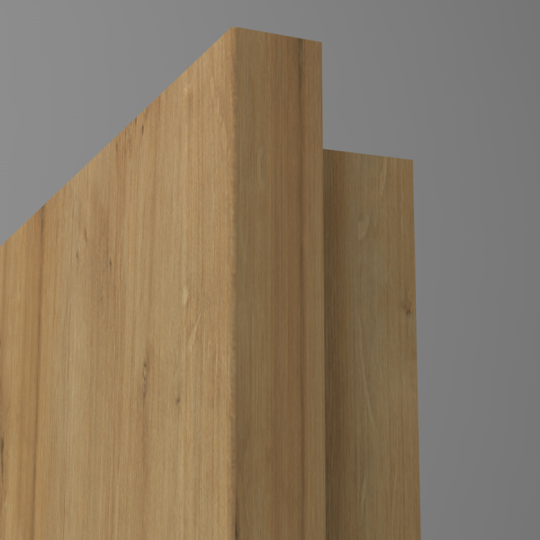 Tür CPL Eiche astig längs mit Designkante