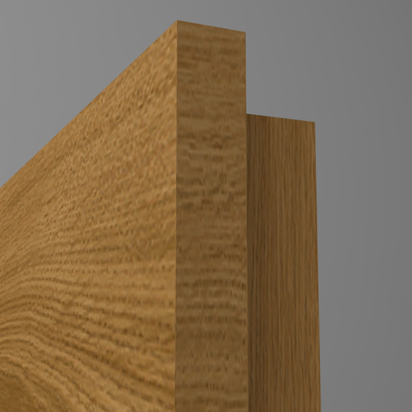 Tür Furnier Asteiche Natur geölt **quer**