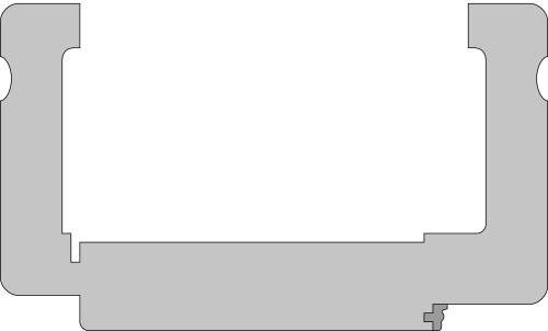 Zarge Profil D1 für Innentüren