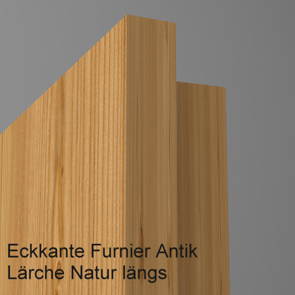 Tür Furnier ANTIK mit Glasmotiv Sand 48 auf weißem Glas