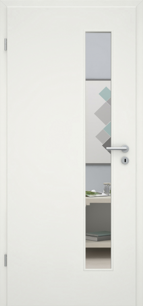 Tür Designkante mit Lichtausschnitt LA008/DS