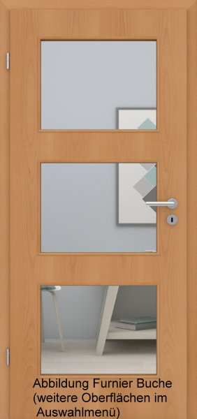 Tür Eckkante mit Lichtausschnitt LA003