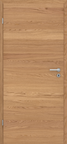 Tür Furnier PLANKENEICHE Natur matt-lackiert **quer**