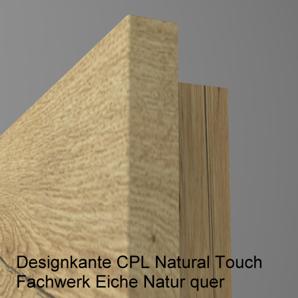 Tür Designkante mit Lichtausschnitt LA008/DS