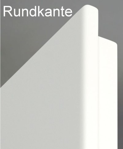 Tür Rundkante mit Lichtausschnitt DIN