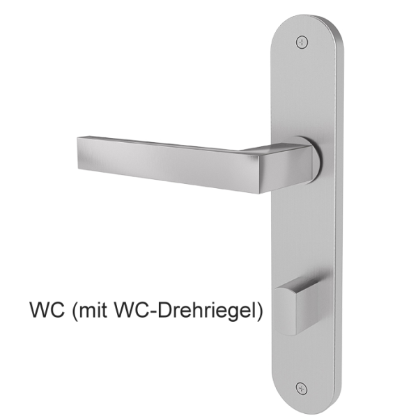 Türgriff RHODOS mit gerundetem Langschild