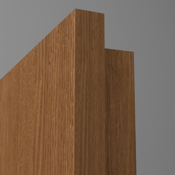 Tür Furnier PLANKENEICHE Bronze matt-lackiert **längs**