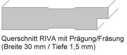 Füllungstür RIVA 2G extraweiß