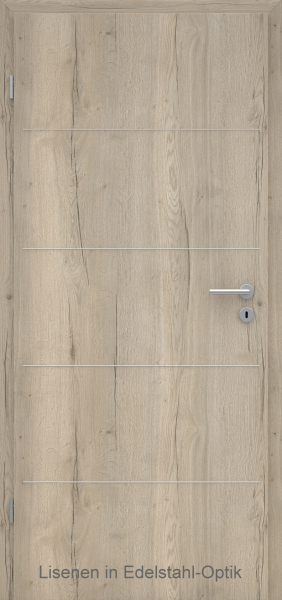 Lisenentür LISO L1 mit Designkante