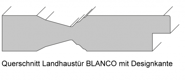Landhaustür BLANCO 4G 2LA extraweiß