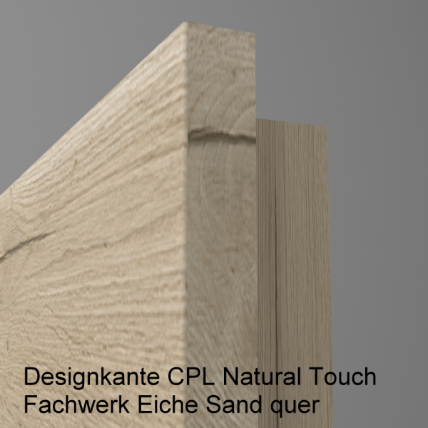 Tür Designkante mit Lichtausschnitt LA008/DS
