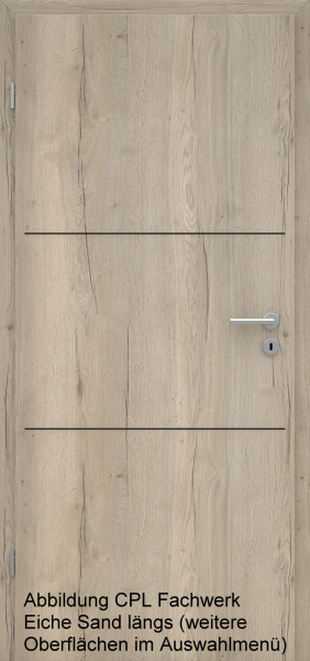 Lisenentür LISO L3 mit Designkante