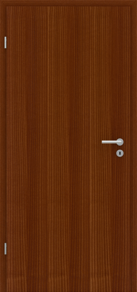 Innentür Furnier Mahagoni mit Eckkante