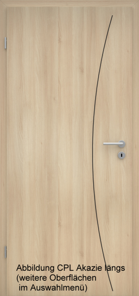 Lisenentür LISO L9 mit Designkante