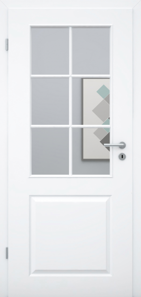 Landhaustür BLANCO 2G LA SP6 extraweiß