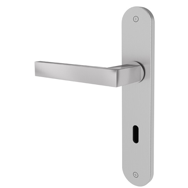 Türgriff RHODOS mit gerundetem Langschild