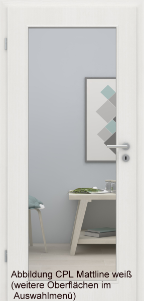 Tür Designkante mit Lichtausschnitt LA XL