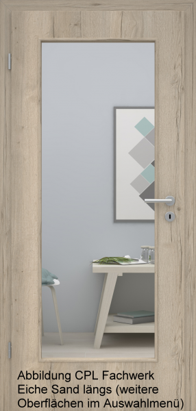 Tür Designkante mit Lichtausschnitt LA001