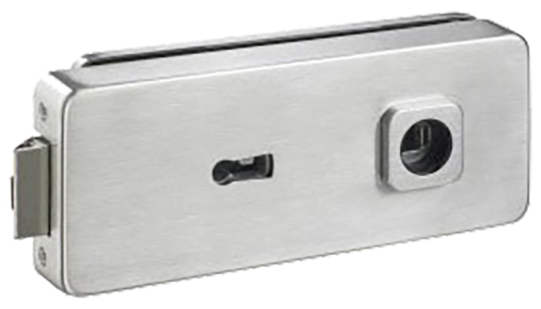 Glastürschloss + Band-Set PURE Edelstahl