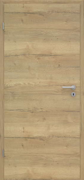 Tür CPL Natural Touch Fachwerk Eiche Natur quer