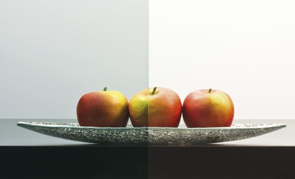 Ganzglastür PARSOL grau