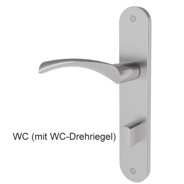 Türgriff GAVI mit gerundetem Langschild