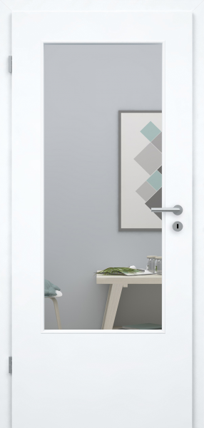 Tür Designkante mit Lichtausschnitt DIN